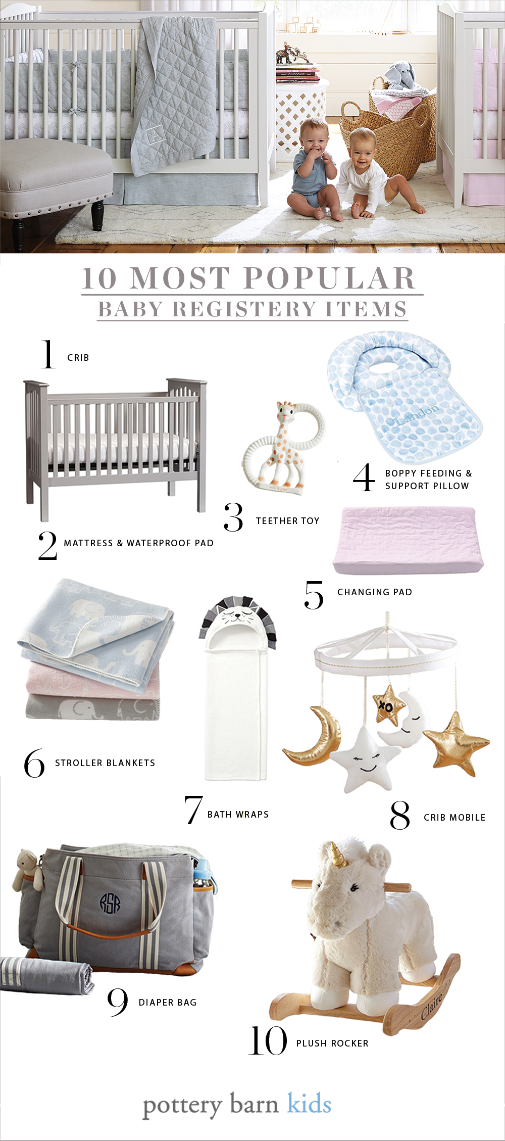 Pottery barn baby shower hot sale registry