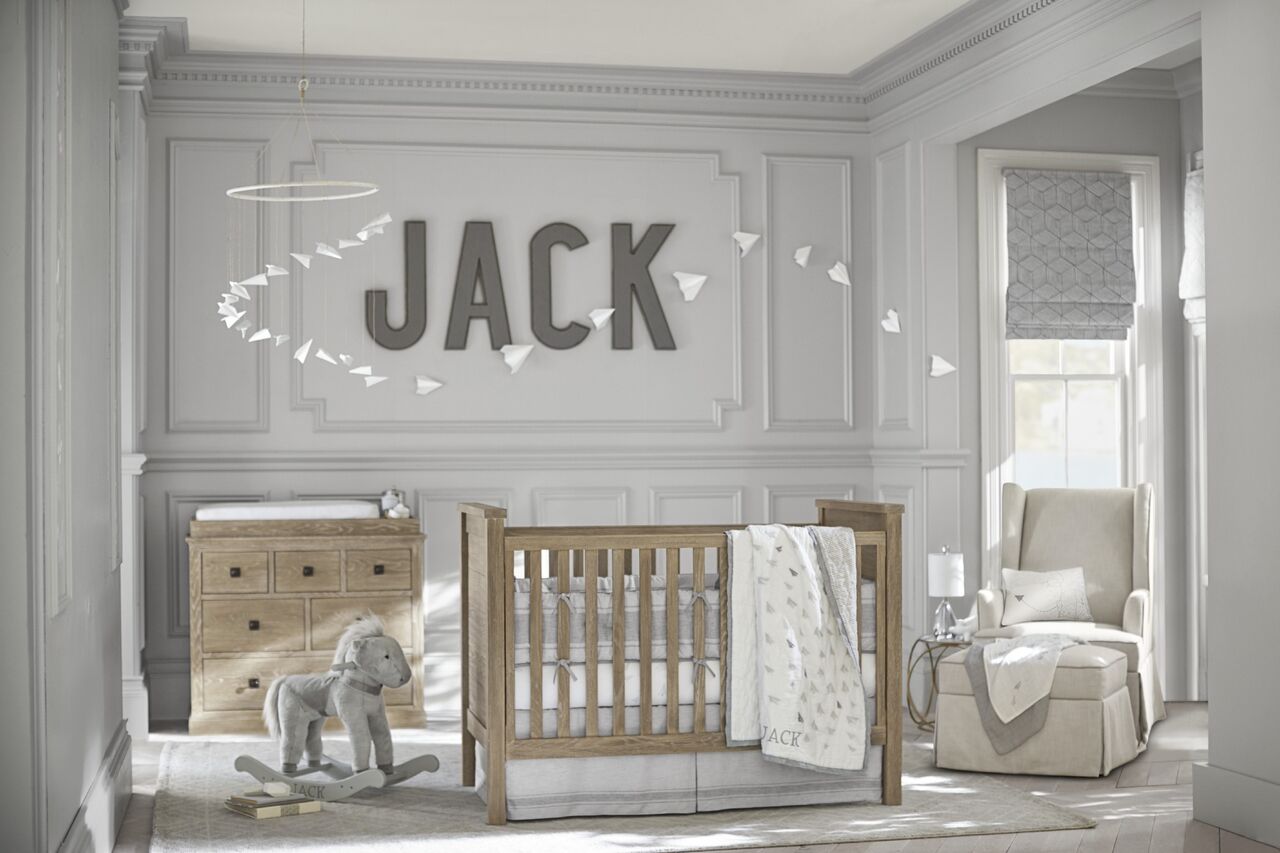 Pottery barn charlie clearance crib