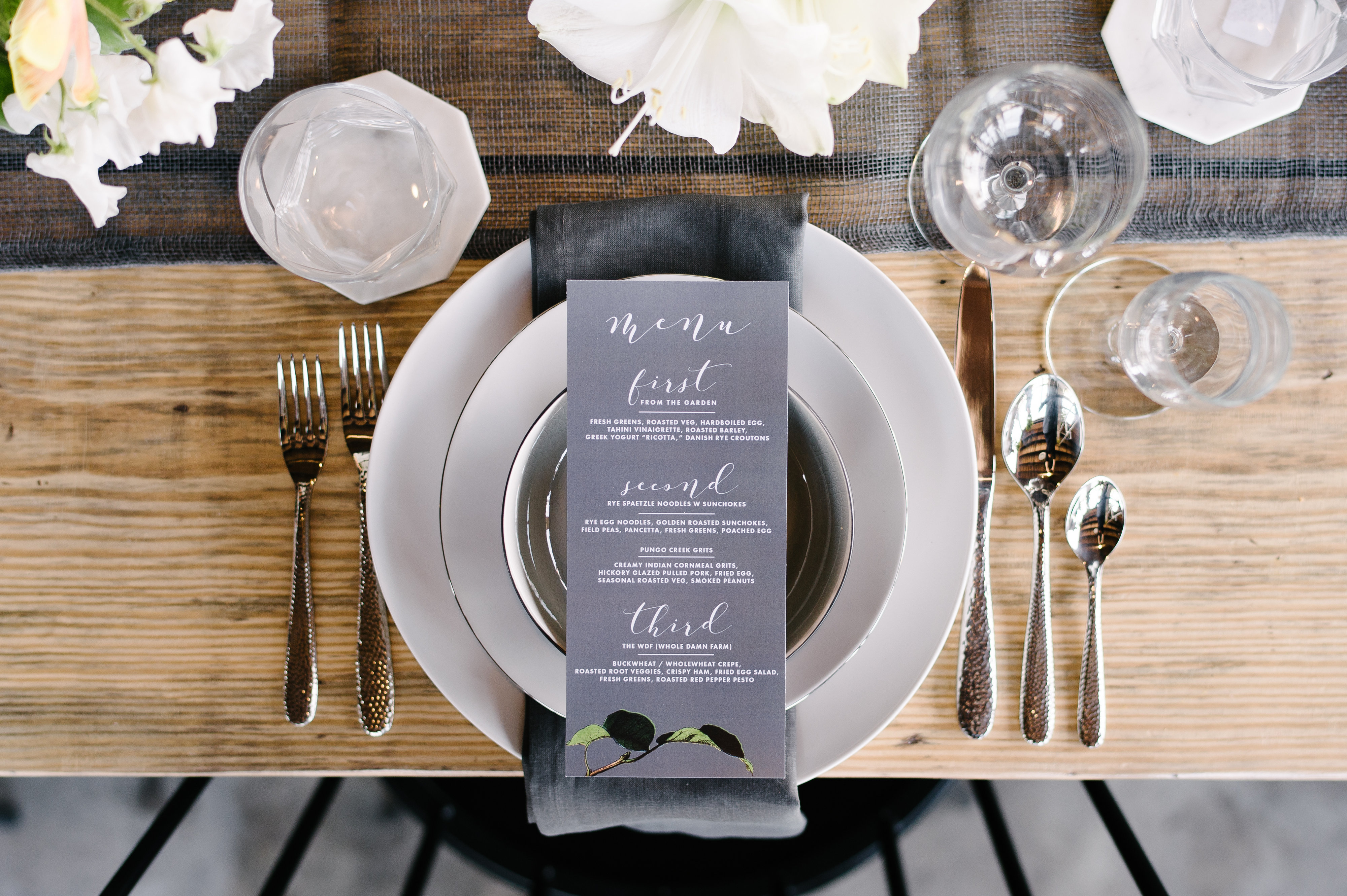 An Urban Rustic Wedding Reception in Virginia Beach Front + Main